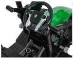 Mamido Dětský elektrický traktor MEGA D68 24V s přívěsem zelený