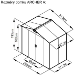 Rojaplast ARCHER A domek ZELENÝ