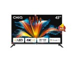 CHiQ U43QST TV 43", UHD, QLED, ultratenká, Google TV, DLG 120 Hz, Dolby Audio, Frameless, metalická EDF_5263329