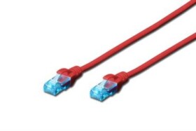 DIGITUS Ecoline Patch Cable červený 5m / UTP / CAT 5e / AWG 26:7 (DK-1512-050/R)