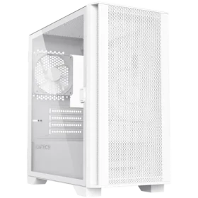 Montech AIR 100 LITE bílá / Micro ATX / 3x USBA / 2x 120mm / bez zdroje / průhledná bočnice (AIR 100 LITE (W))