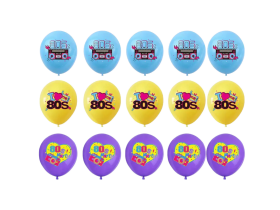 Dovoz Balónek retro 80. léta - 15ks