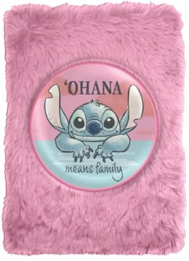 Plyšový zápisník Stitch / Deník / plyšový obal / licenční design Disney (ST00034)