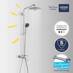 GROHE - Vitalio Joy Sprchový set 260 s nástěnnou baterií, 3 proudy, chrom 27684001