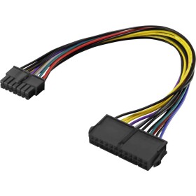 Renkforce napájecí kabel [1x ATX napájecí zástrčka 14pólová - 1x ATX napájecí zásuvka 24pólová] 0.25 m barevná