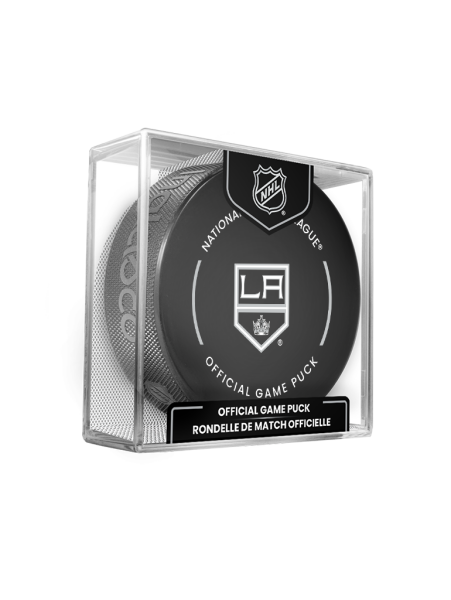 Inglasco / Sherwood Puk Los Angeles Kings NHL Official Game Puck 2024-2025