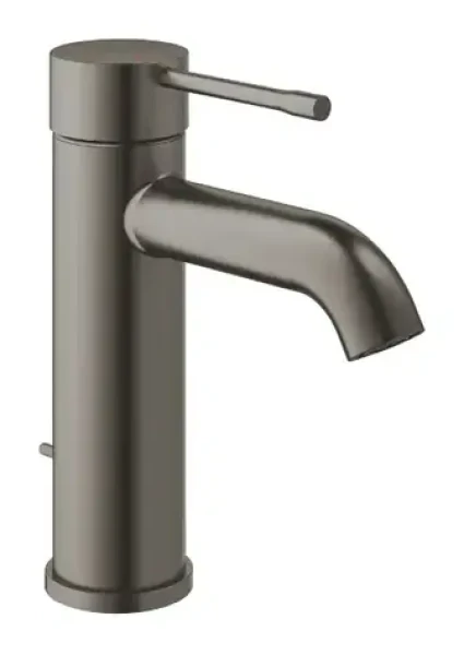 Grohe Essence - Páková umyvadlová baterie s výpustí kartáčovaný tmavý grafit (23589AL1)