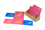 Moyo Montessori Moyo Montessori Hmatová písmena (psací písmo - malé - americká norma)
