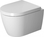 DURAVIT - ME by Starck Závěsné WC, Rimless, s HygieneGlaze, alpská bílá 2530092000