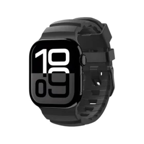 Spigen Silicone Band řemínek pro Apple Watch 49mm/46mm/45mm/44mm černá (AMP10508)