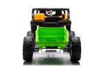 Mamido Elektrické autíčko Buggy UTV 4x4 s vlečkou 24V | 4x200W zelené