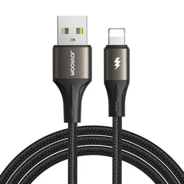 Joyroom SA25-AL3 Nabíjecí kabel USB-A (M) - Lightning (M) 3A 1.2m černá (SA25-AL3 1.2m Black)