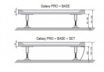 RAVAK - Příslušenství Nožičky k vaničce Galaxy Pro, Flat a Chrome XB2J000000N