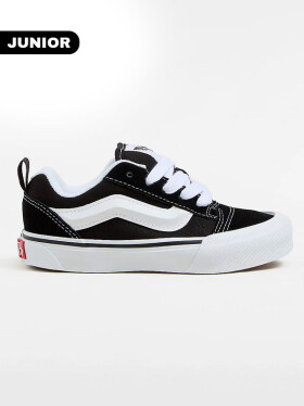 Vans Knu Skool Black/True White dětské boty