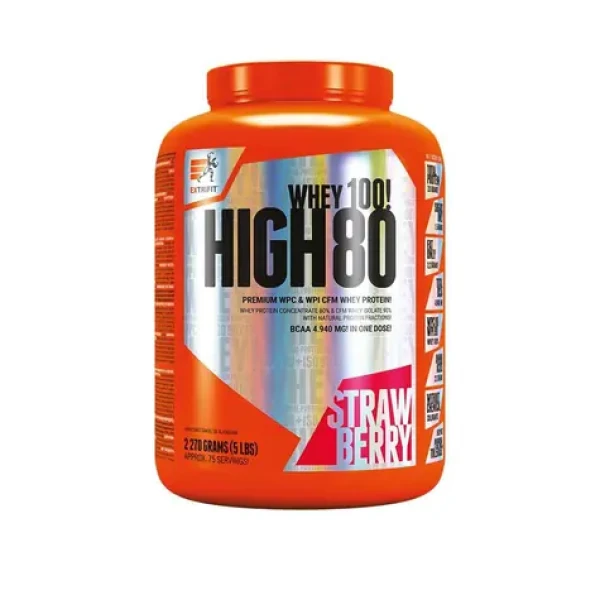 Extrifit High Whey 80 2270 g strawberry (04742)