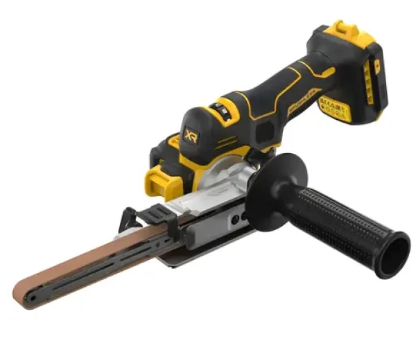 DeWalt Aku pásový pilník 18V / Aku pásový pilník / pás 13x457 mm / rameno 173° / bez baterie a nabíječky (DCM200NT)