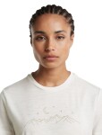 ICEBREAKER Wmns Merino 150 Tech Lite SS Tee Sparkling Sta, Ecru Heather (vzorek) velikost: S