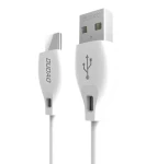 Dudao Datový kabel L4T / USB-C 2.1 A / 1m / bílá (200172)