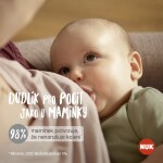 NUK MommyFeel dudlík (0-9 2ks