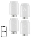 Sonoff TRVZB, balení 4 ks / Termostatická hlavice / ZigBee / Chytré vytápění (TRVZB 4Pack)