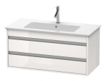 DURAVIT - Ketho Umyvadlová skříňka 48x100x48 cm, 2 zásuvky, lesklá bílá KT643002222