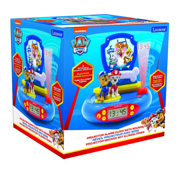 Lexibook 3D budík Tlapková patrola s projekcí času - Alltoys Lexibook