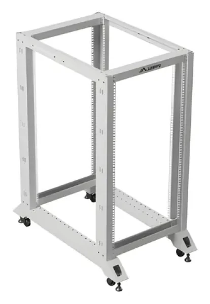 Lanberg Open Rack 22U šedá / Otevřený rack / 19" / 600×1000 mm / nosnost 600 kg (OR01-6022-S)