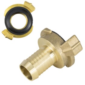 Bajonetová rychlospojka, trn na hadici 3/4", mosaz, GEKA