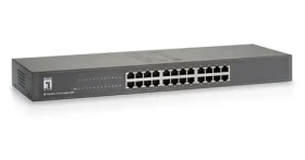 LevelOne GSW-2457 / Switch / 24x Gigabit / Unmanaged / 48 Gbit/s / 19" kov (GSW-2457)