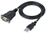 StarTech Kabel USB na sériový port DB-9 černá / Kabel / USB-A / DB-9 / 1 m / čipset Prolific PL2303RA (1P3FP-USB-SERIAL)