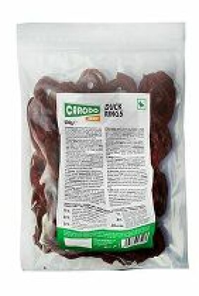 CARODO Dog poch. Kachní kroužky 500g