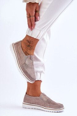 Dámské polobotky 20PB18-1653 Zlatá beige - eVento béžovo-zlatá 39