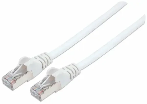 Intellinet Cat6A bílá / Patch kabel / S/FTP / LSZH / RJ-45 / 1 m (741361)
