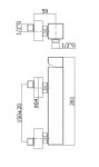 PAFFONI - Level Sprchová baterie, nerez LEC168ST