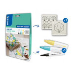 Dekorativní popisovače PILOT Pintor F/B, sada 3ks + polštář povlak