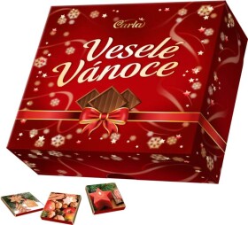 Carla Veselé Vánoce vánoční mléčné čokoládky 1kg (200ks)