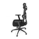 Kancelářská židle, houpací mechanismus, černá, KA-K2080 BK