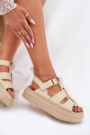 Dámské Sandály Na Platformě Béžové Nitavelia 39