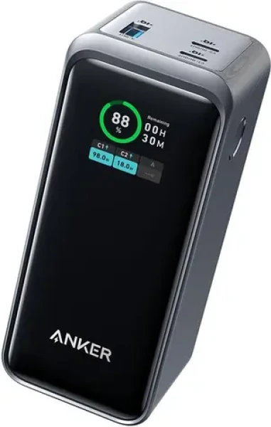 Anker Prime 20.000 mAh černá / Powerbanka / 2x USB-C / 1x USB-A / 200 W (A1336011)