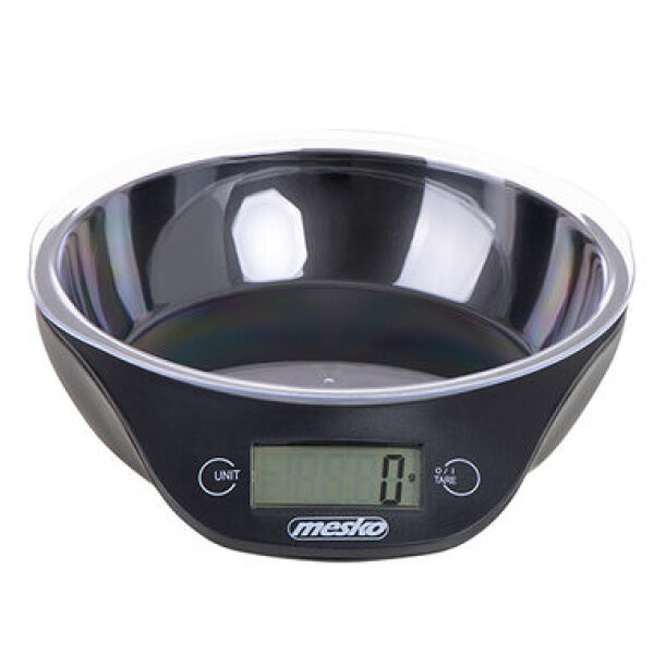 Mesko MS 3164 / kuchyňská váha / miska 700 ml / funkce TARE / průměr 13 cm / černá (MS 3164)