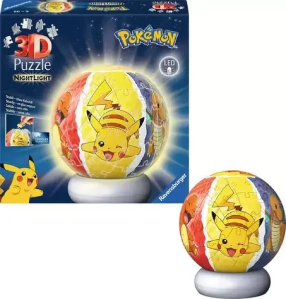 Ravensburger 120080534 Puzzle-Ball Pokémon (noční edice)