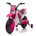 Mamido Dětská elektrická motorka XMX616 růžová | EVA kola | 12V 7Ah