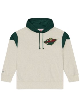 Mitchell & Ness Pánská mikina Minnesota Wild NHL Retro Roots French Terry Hoodie Velikost: M