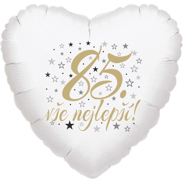 85. narozeniny balónek srdce Balonky.cz 85. narozeniny balónek srdce Balonky.cz