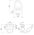 CERSANIT - Set C35 AQUA 50 MECH QF WHB MODUO PLUS CO DUR WRAP SC EO S701-814