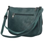 Trendy dámská koženková crossbody kabelka Gertha, modrá