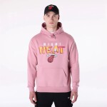 New Era Pánská mikina Miami Heat NBA Block Graphic Oversized Hoodie Dark Velikost: XL