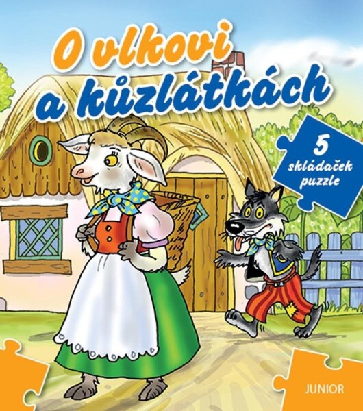 Vlkovi kůzlátkách skládaček puzzle