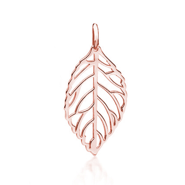 LUNICA Stříbrný přívěsek RŮŽOVÝ LIST 0204