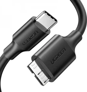 UGREEN Kabel USB-C (M) - Micro-B 3.0 (M) 1m černá (6957303821037)
